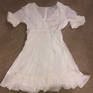 HELLO MOLLY WHITE SUMMER DRESS🤍